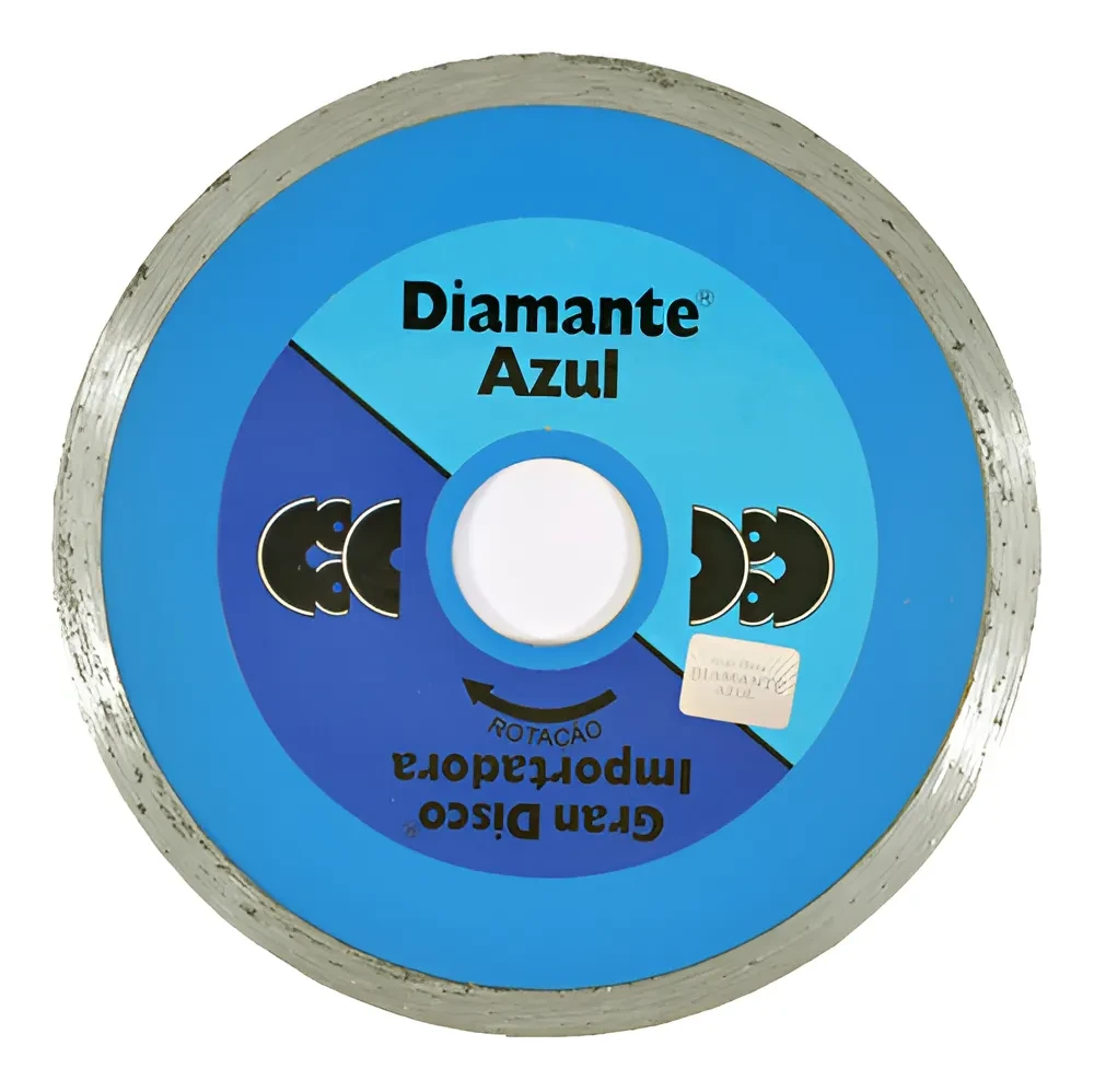 Disco De Corte Aço Inox Diamante Azul 180X1,6Mm 22,23Mm