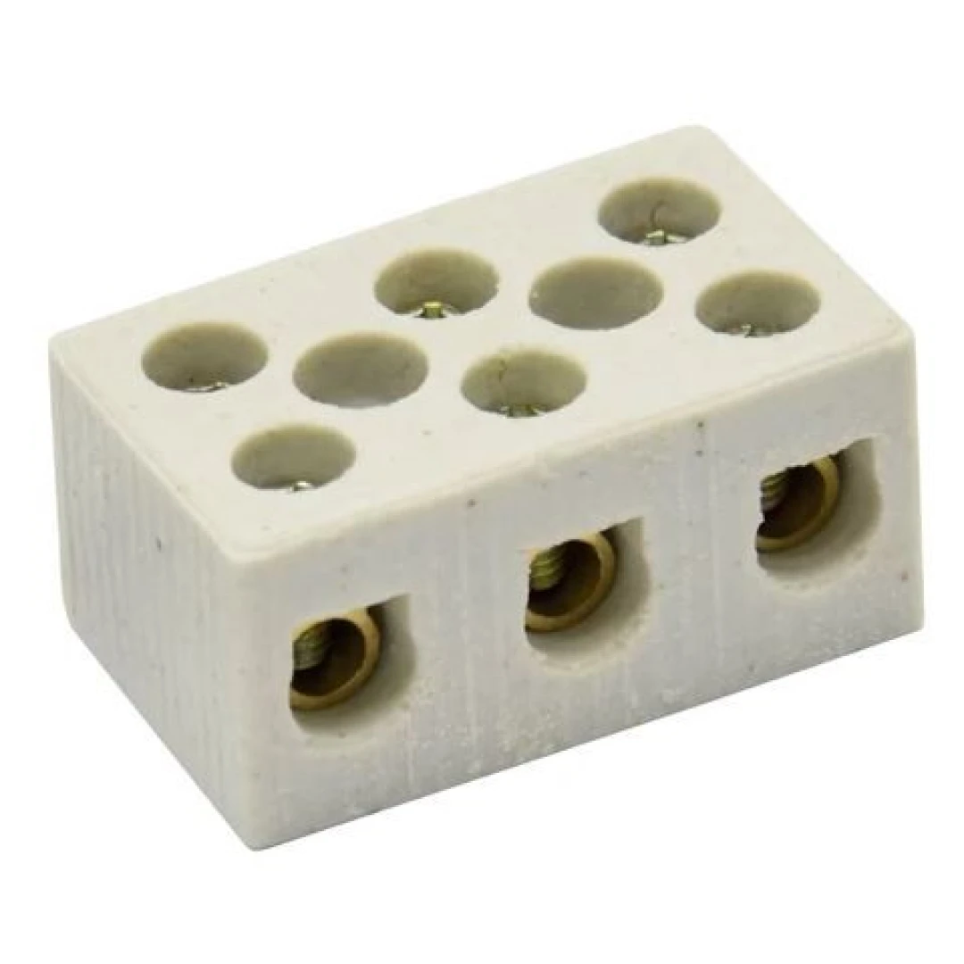 Conector Ceramica Tripolar Thompson 16Mm