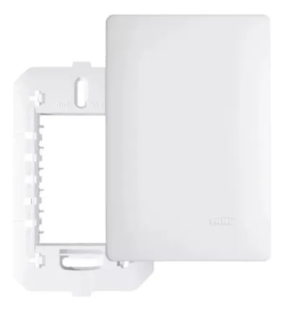 Placa 4X2 Cega Com Suporte Habitat Fame 3632