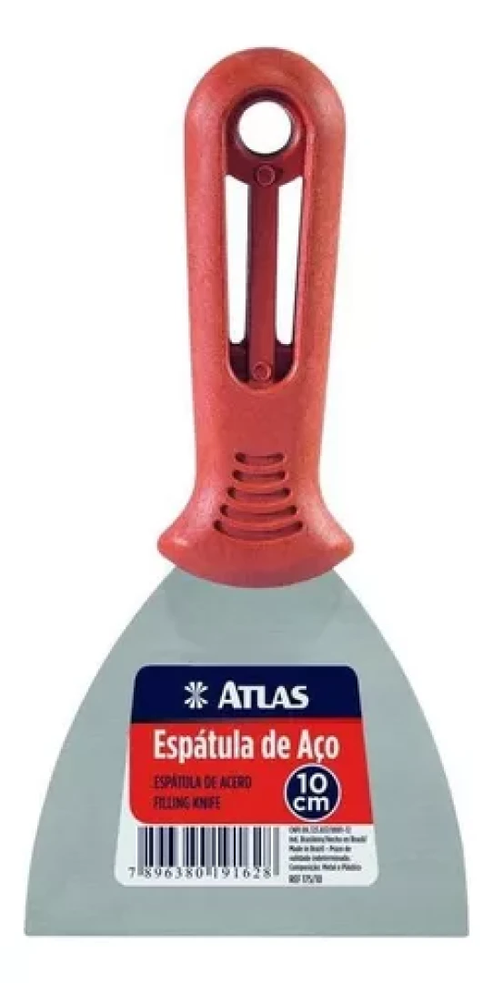 Espatula De Aço Atlas 8Cm