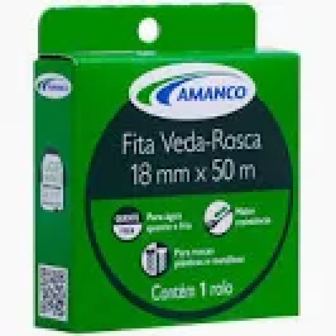 Fita Veda Rosca Amanco 18Mmx50M