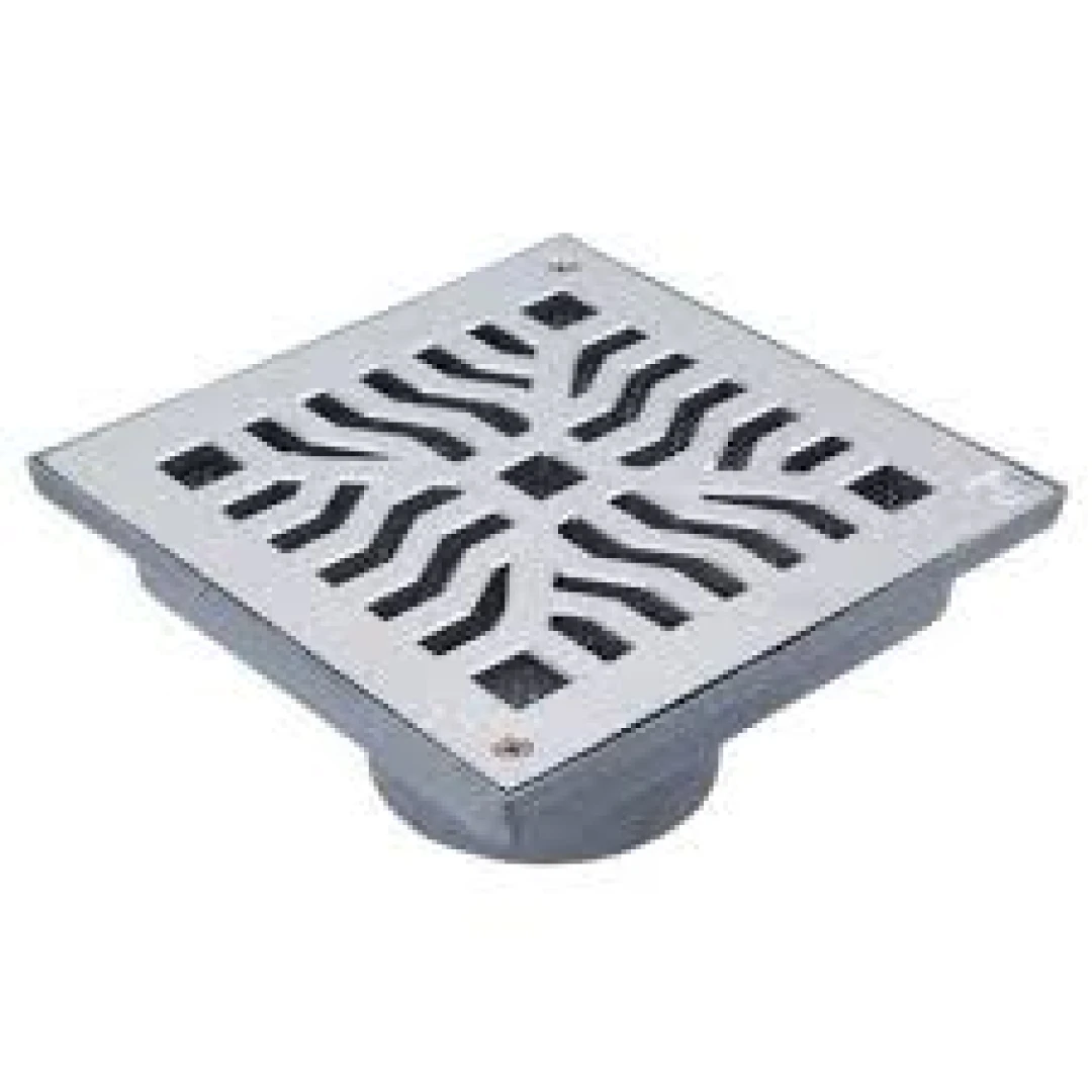 Caixa Coletora Com Grelha Saida Para Baixo Costa Navarro 28X28Cm