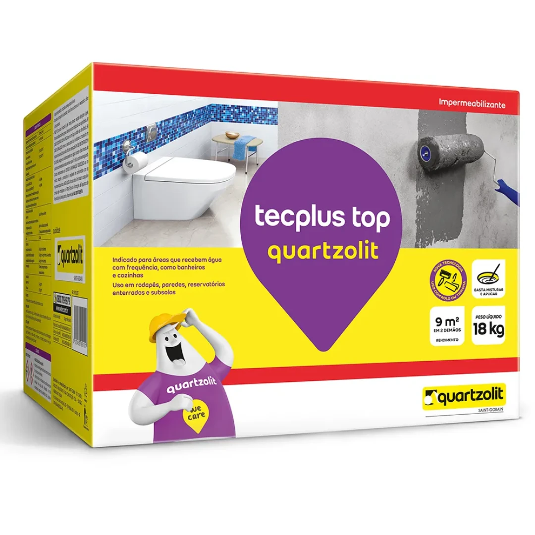 Impermeabilizante Tecplus Top Quartzolit 18Kg