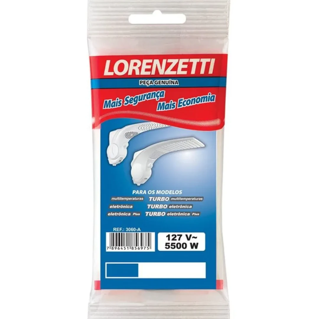 Resistencia Ducha Futura Lorenzetti 127V 7500W 3060-A