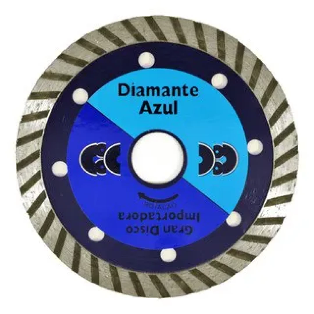 Disco Diamantado Turbo 7 Pol Diamante Azul