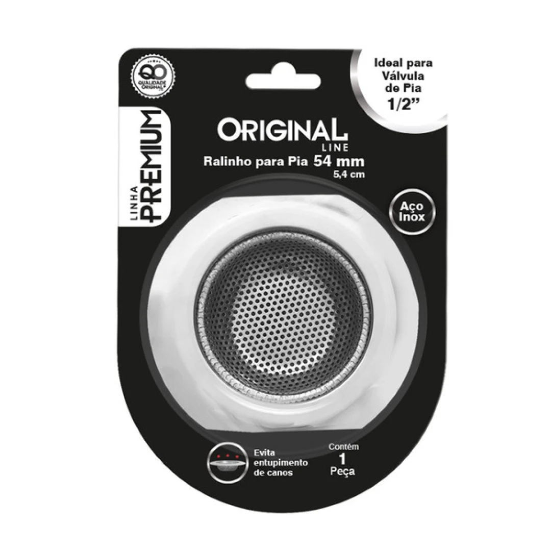 Ralo De Pia Aço Inox 54mm 1/2