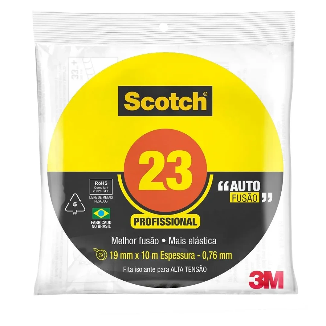 Fita Isolante Scotch Auto Fusao 19MmX02M