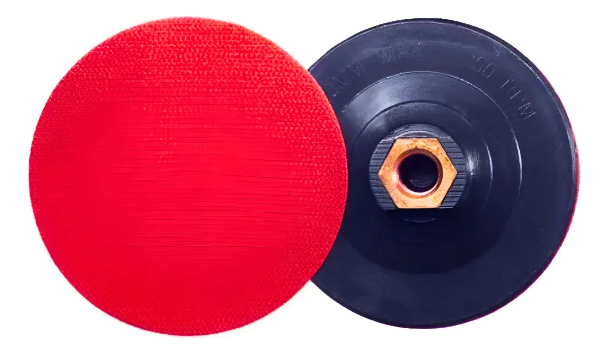 Suporte Para Disco De Polimento 4 Pol Com Velcro Diamante Azul