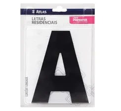 Letra Residencial Preto