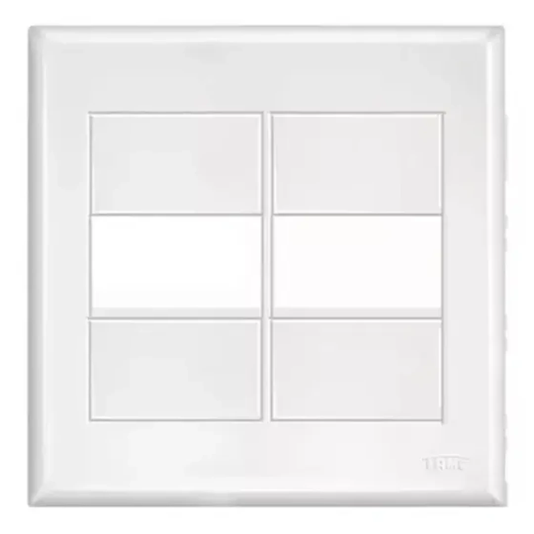 Placa 4X4 Com Suporte 2 Modulos Evidence Fame 2891