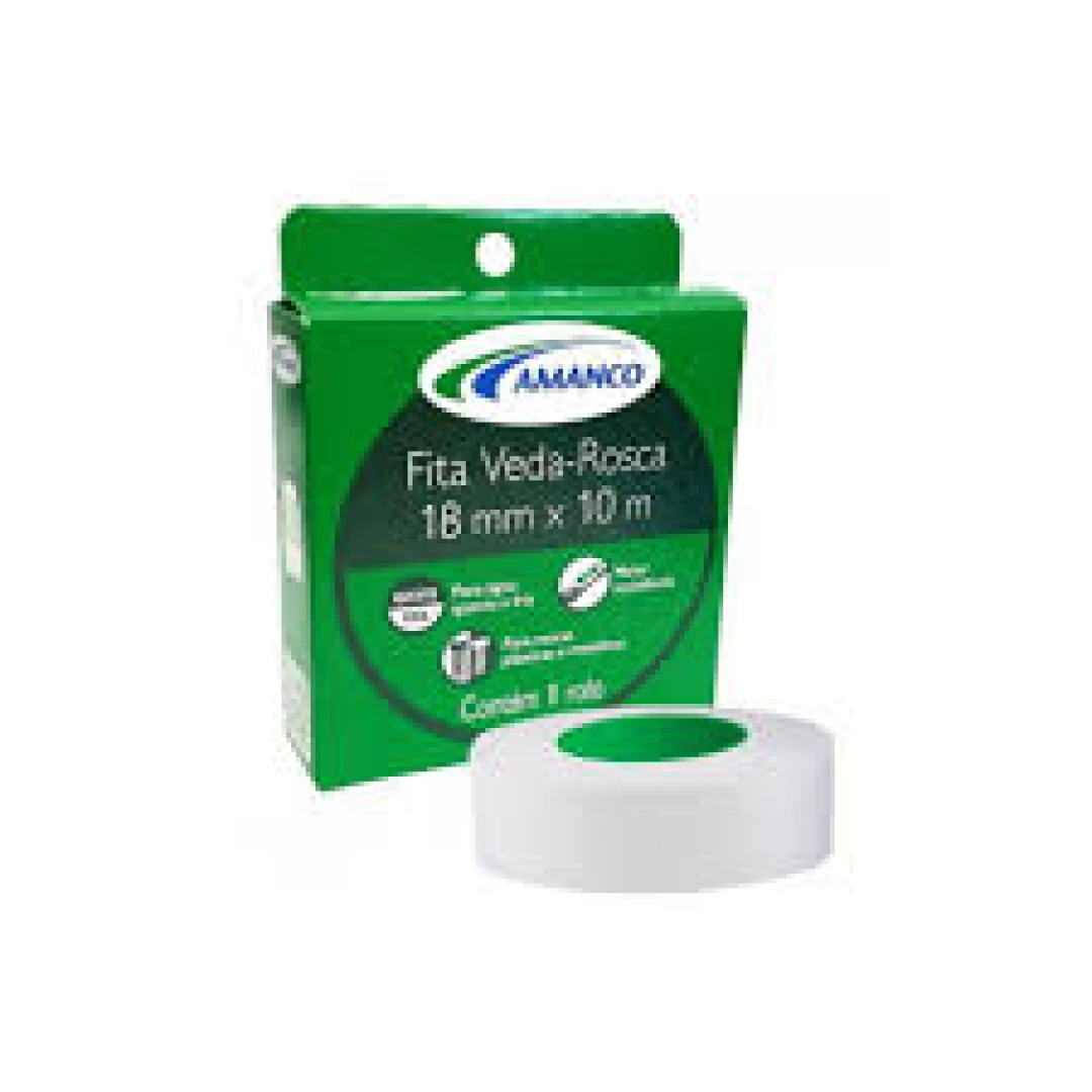 Fita Veda Rosca Amanco 18Mmx10M