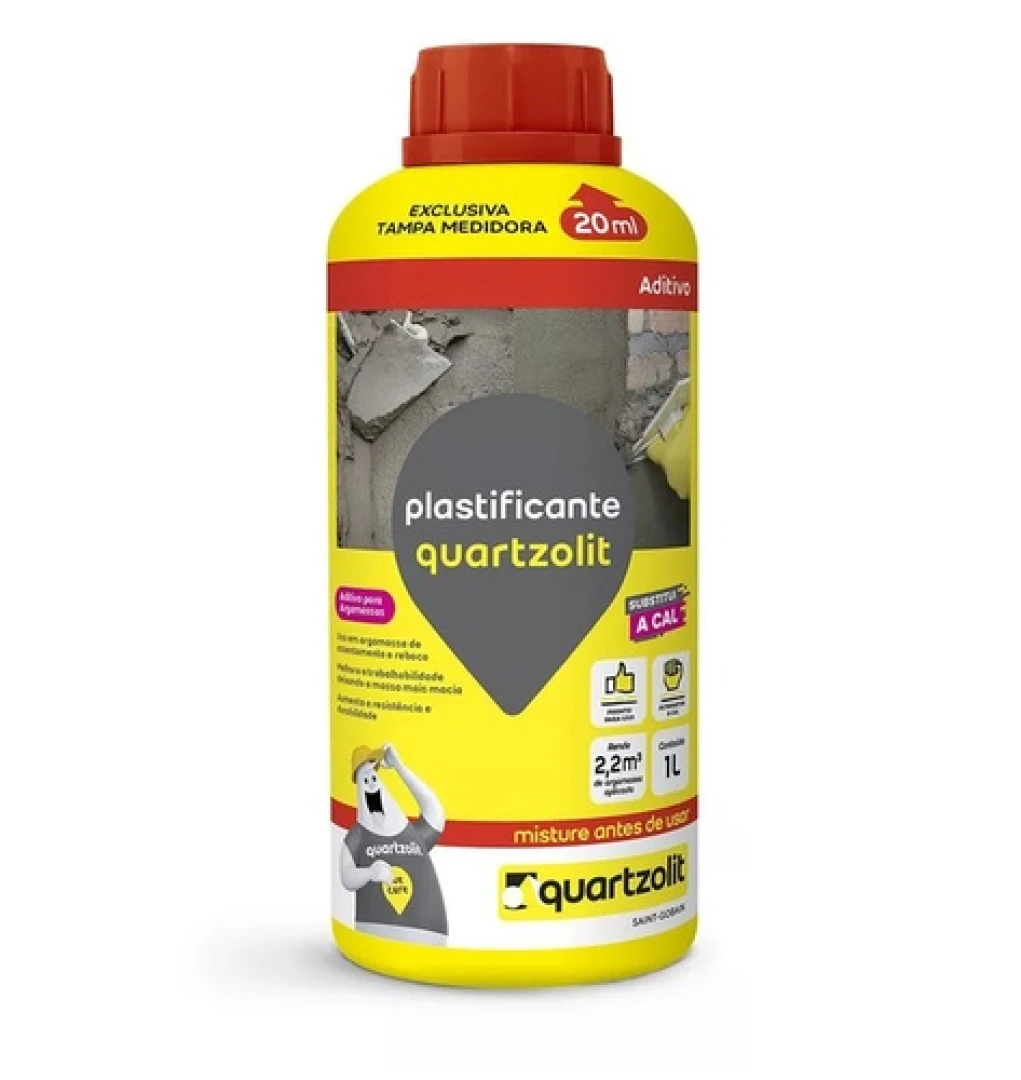 Aditivo Plastificante Quartzolit 1L