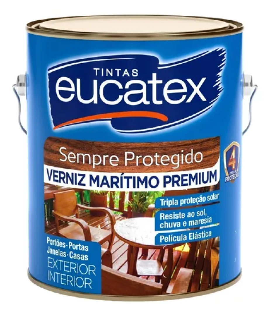 Verniz Maritimo Acetinado Eucatex 3,6L