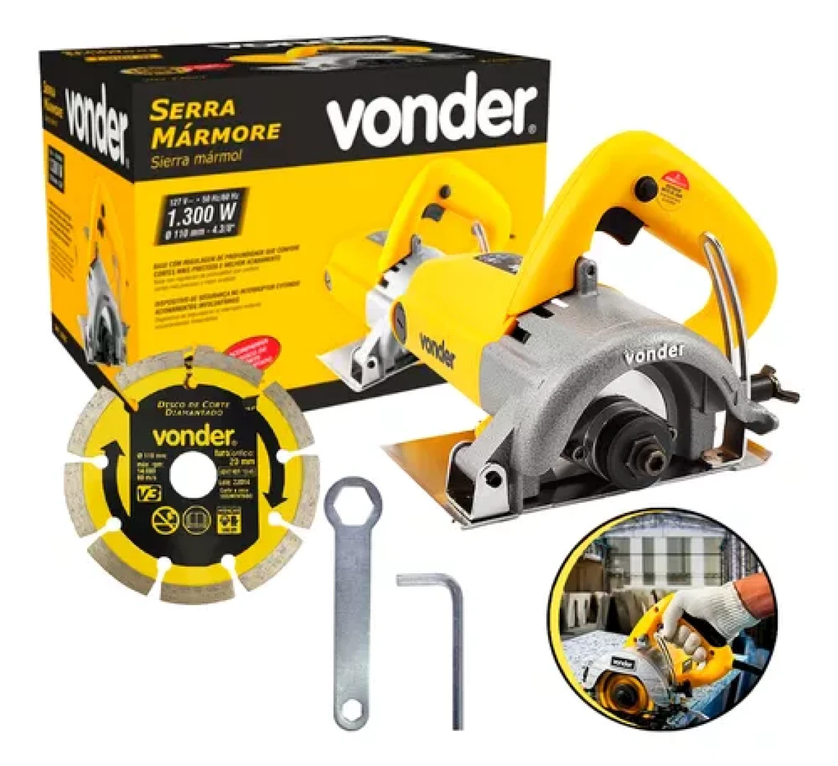 Serra Marmore Smv1300S 127V Vonder