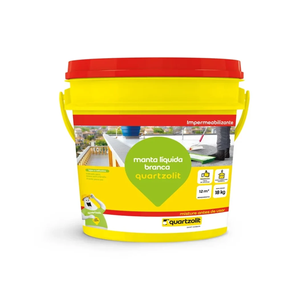 Manta Liquida Impermeabilizante Branca Quartzolit 18L