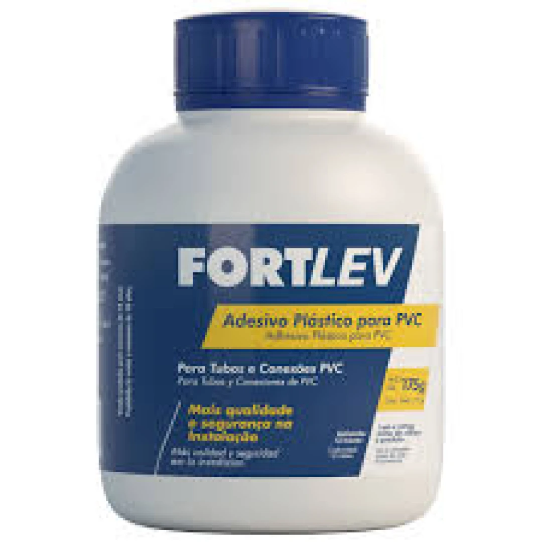 Adesivo Plastico Para Pvc Fortlev 175G