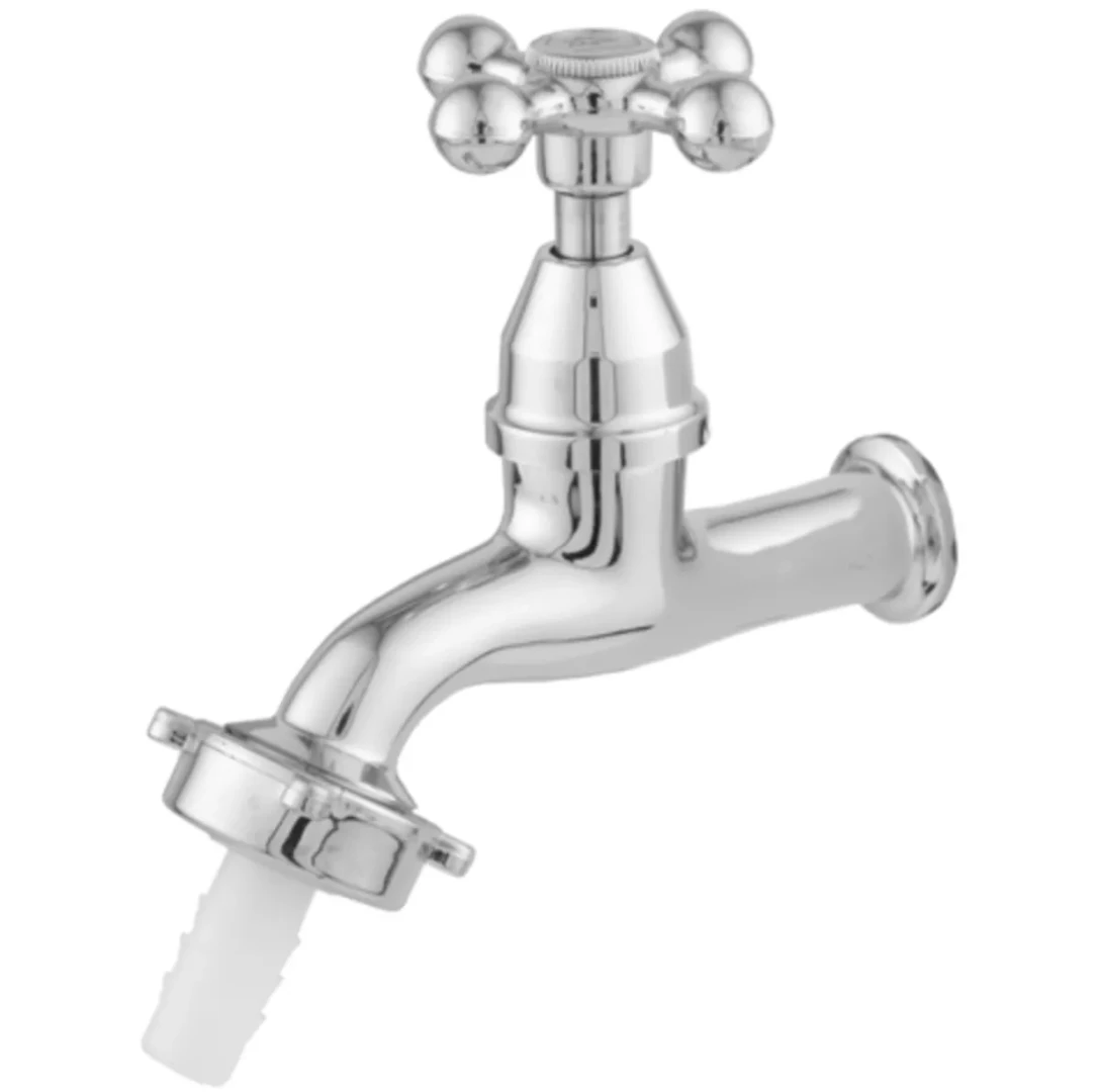 Torneira Jardim Cromada Com Bico 1/2 Dn 15 Chaveta 1130