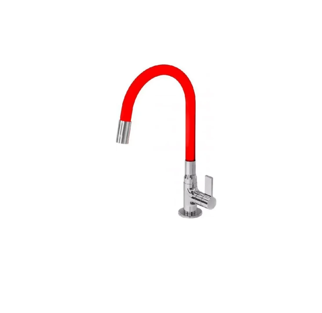 Torneira Cozinha Mesa 1/4 Volta 1/2 C70 Color Red 6067