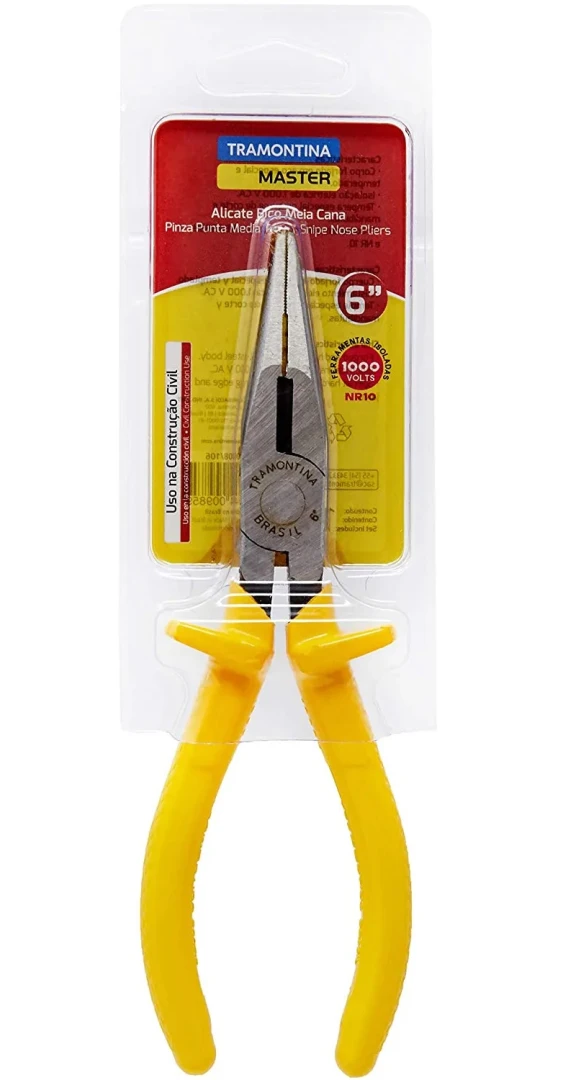Alicate Bico Meia Cana 6 Tramontina