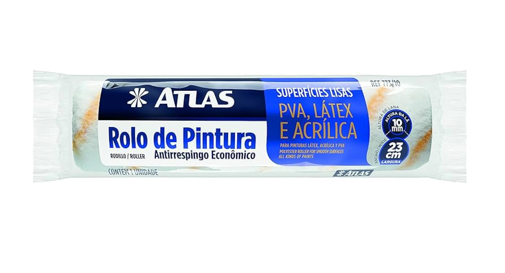 Rolo Facil Anti Respingo La Sintetica Atlas 23Cm