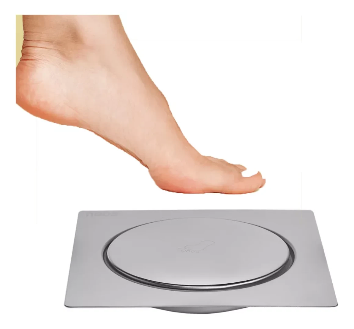 Ralo Click Inteligente Pratic Quadrado 15X15Cm