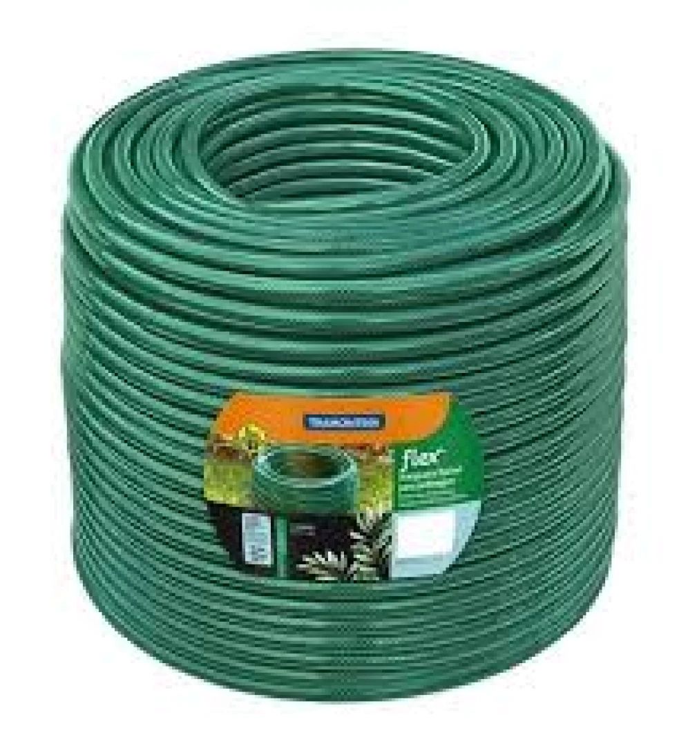 Mangueira Jardim Trançada Verde Rolo 10Mts 1/2 Tramontina