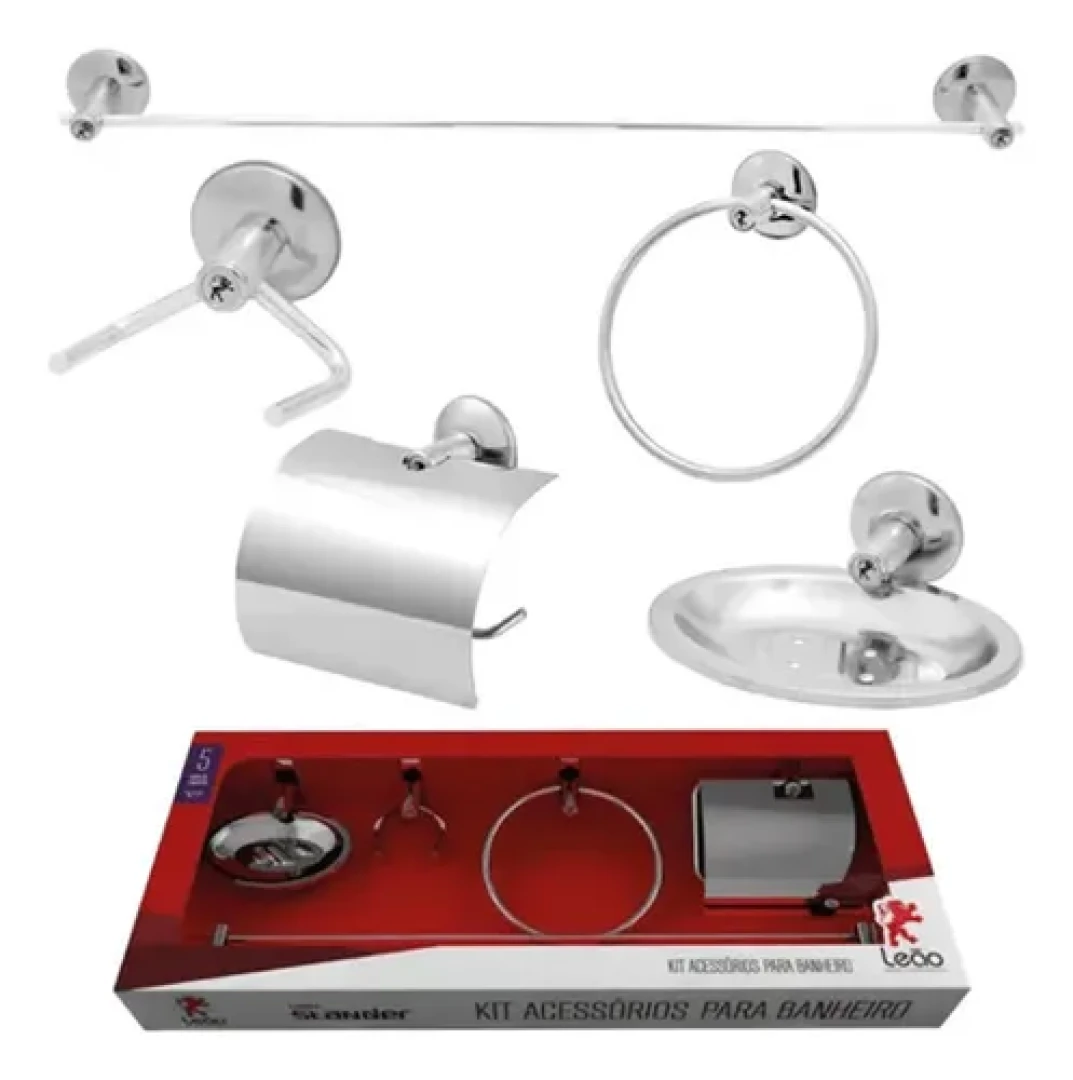 Kit 5 Pecas Stander Aluminio Aco 430 17300