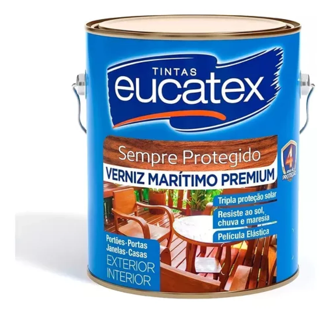 Verniz Maritimo Brilhante Eucatex 900Ml