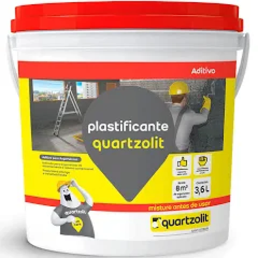 Aditivo Plastificante Quartzolit 3,6L