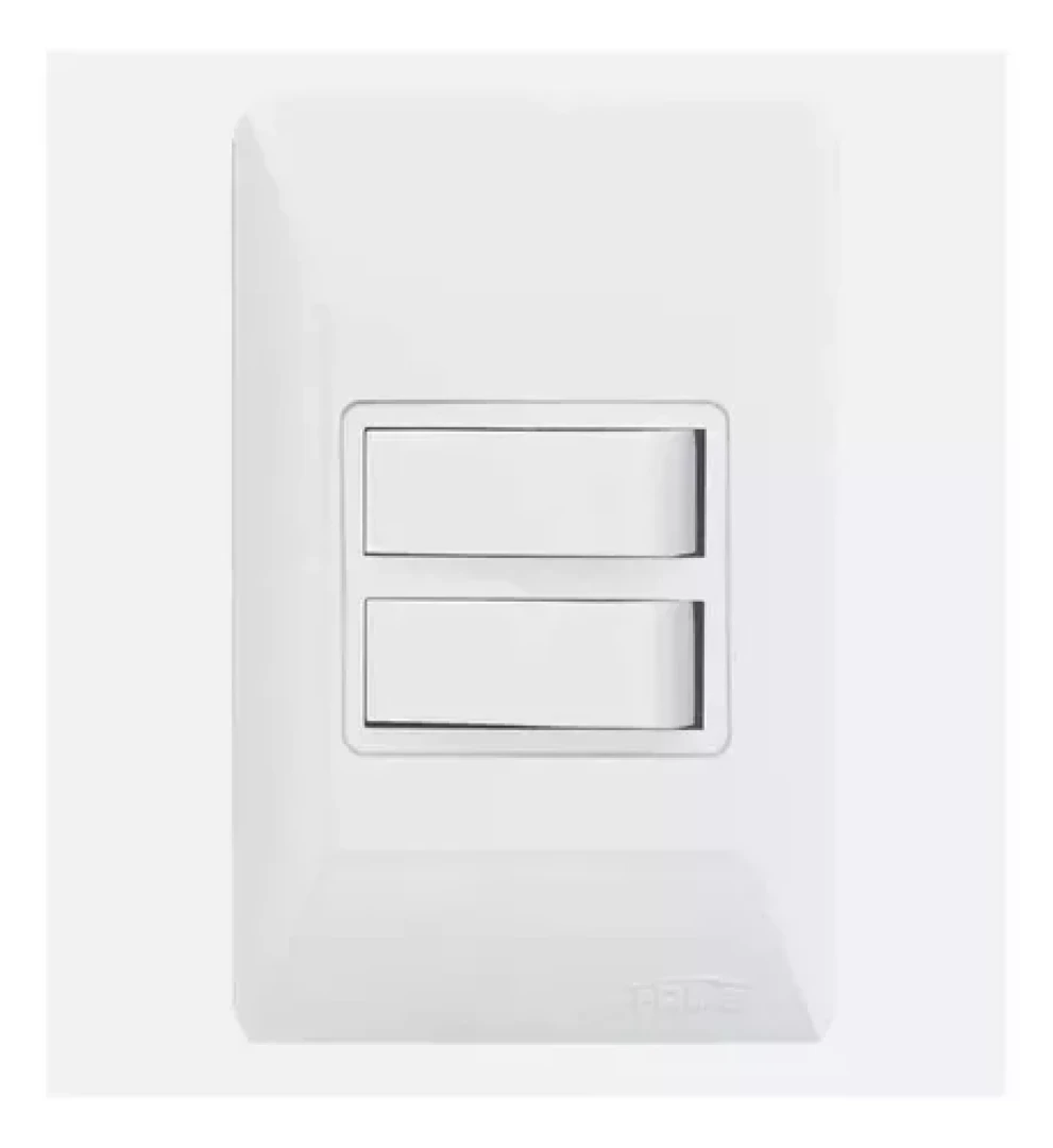 Interruptor Duplo Simples 10A 250V Sistema Externo Fame 0946