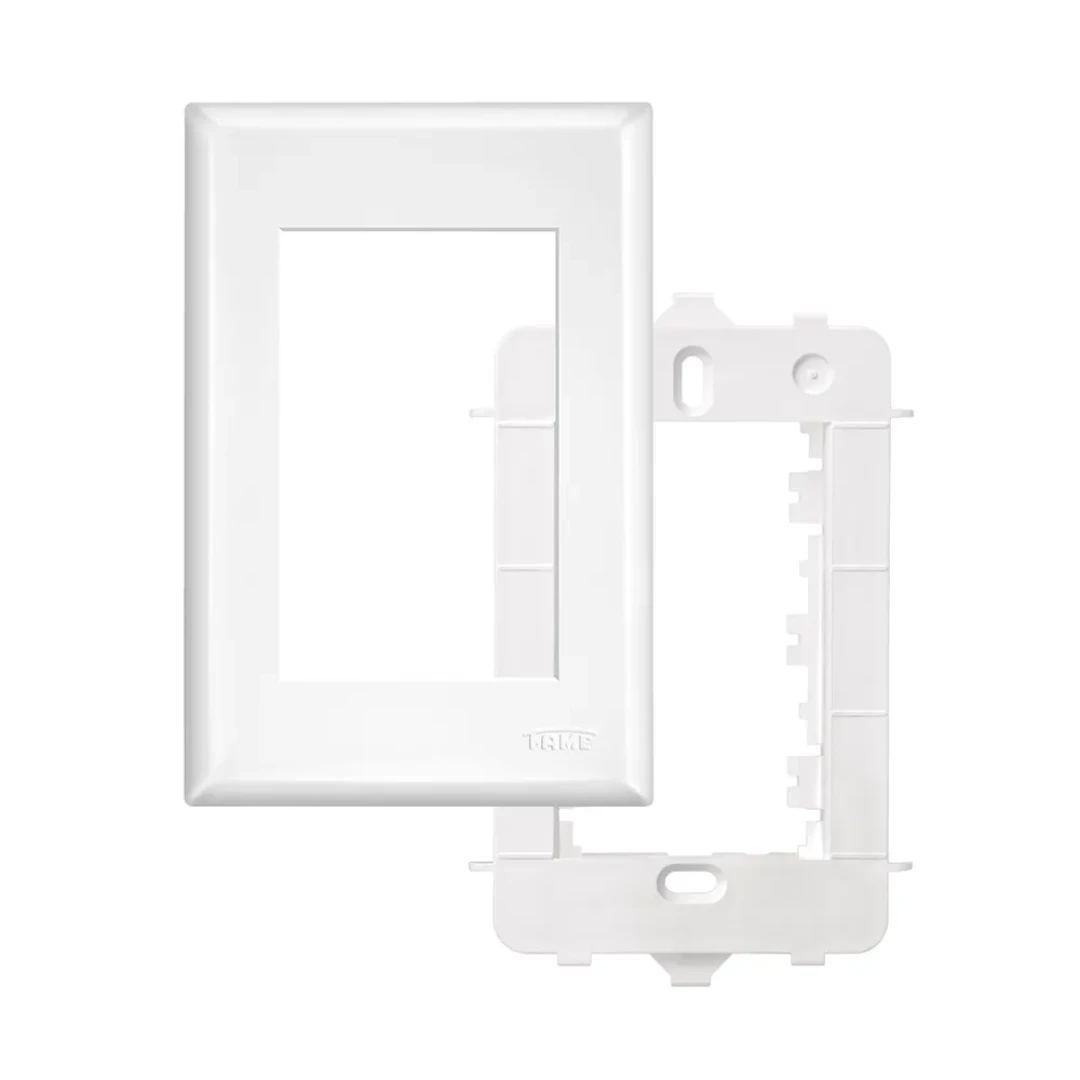 Placa 4X2 Com Suporte 03 Modulos Evidence 2887