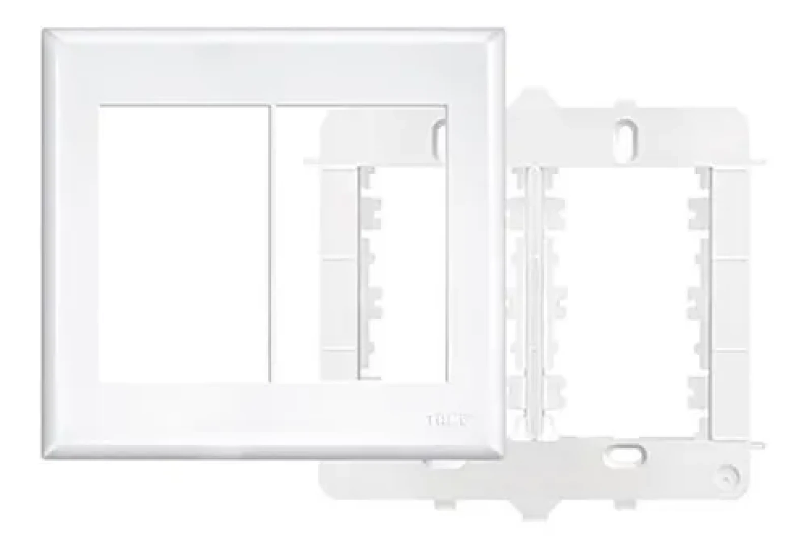 Placa 4X4 Com Suporte 6 Modulos Horizontais Evidence Fame 2893