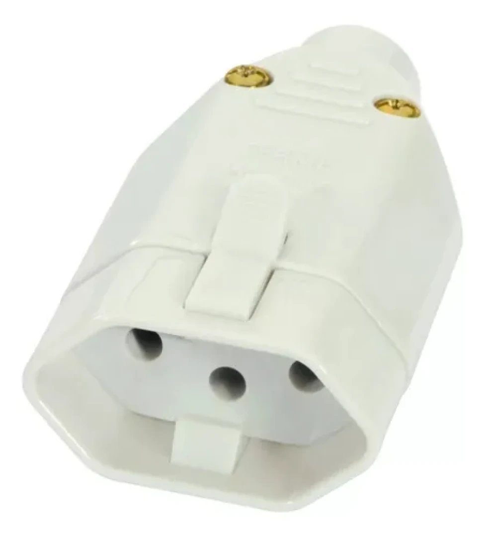 TOMADA 2P+T JUNÇAO FEMEA 10A 250V CINZA FAME 4175