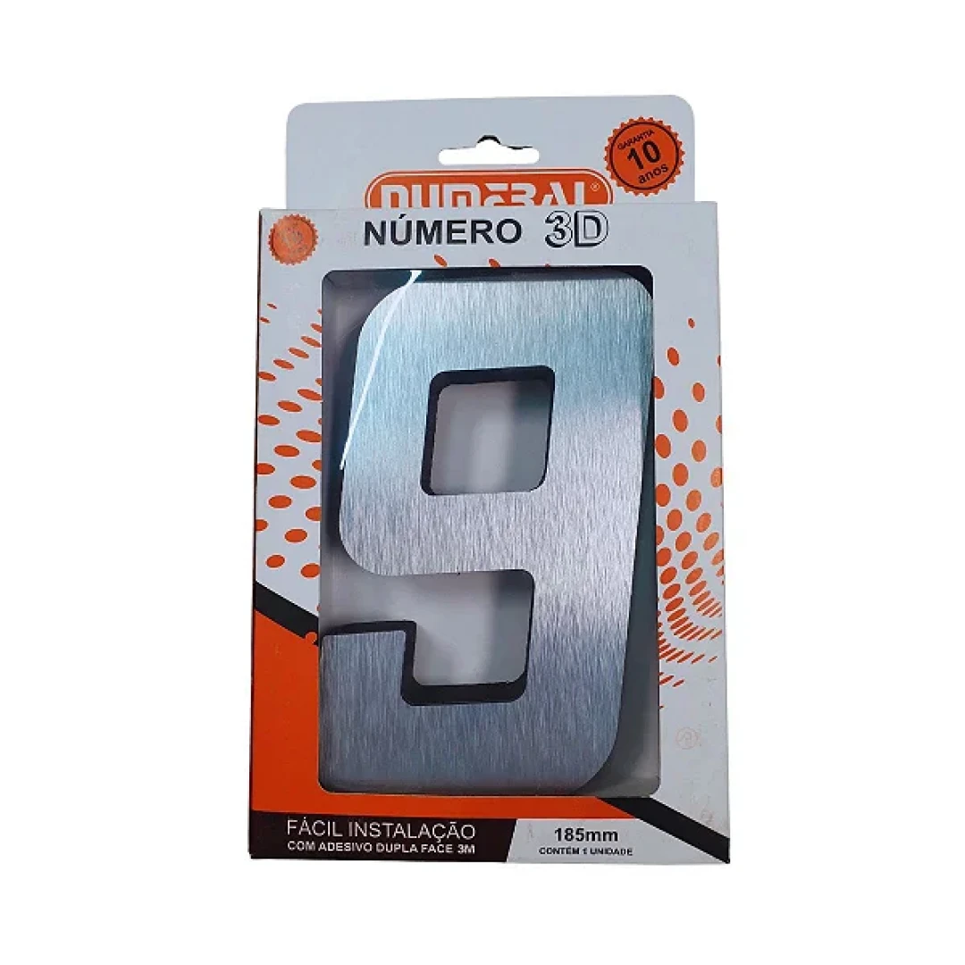 Numero Quadrado 3D Espelhado Acm