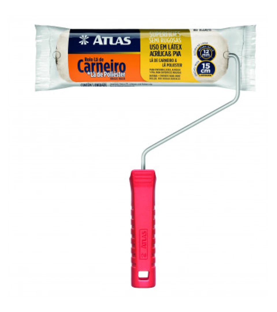 Rolo De Pintura De La Mista Atlas 9Cm