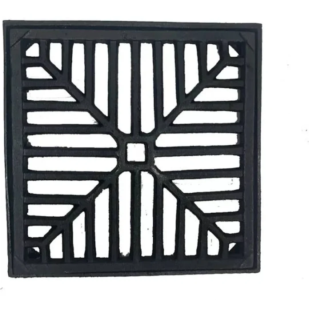 Ralo De Ferro Fundido Sem Aro 50X50Cm