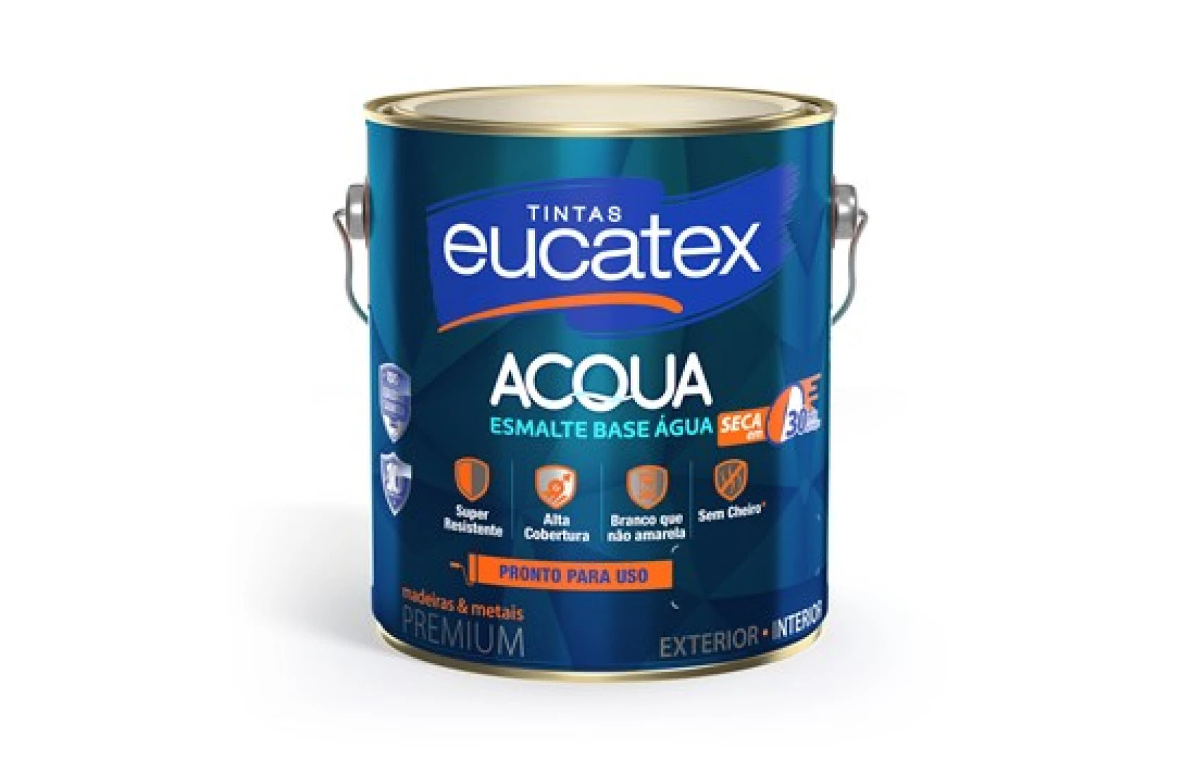 Esmalte Base Agua Acqua Eucatex 3,6L