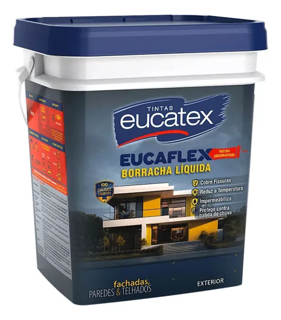 Borracha Liquida Tinta Impermeabilizante Eucatex 20L