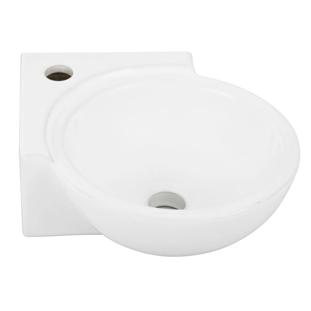 Lavatorio Suspenso de Canto 430x345mm Celite Branco