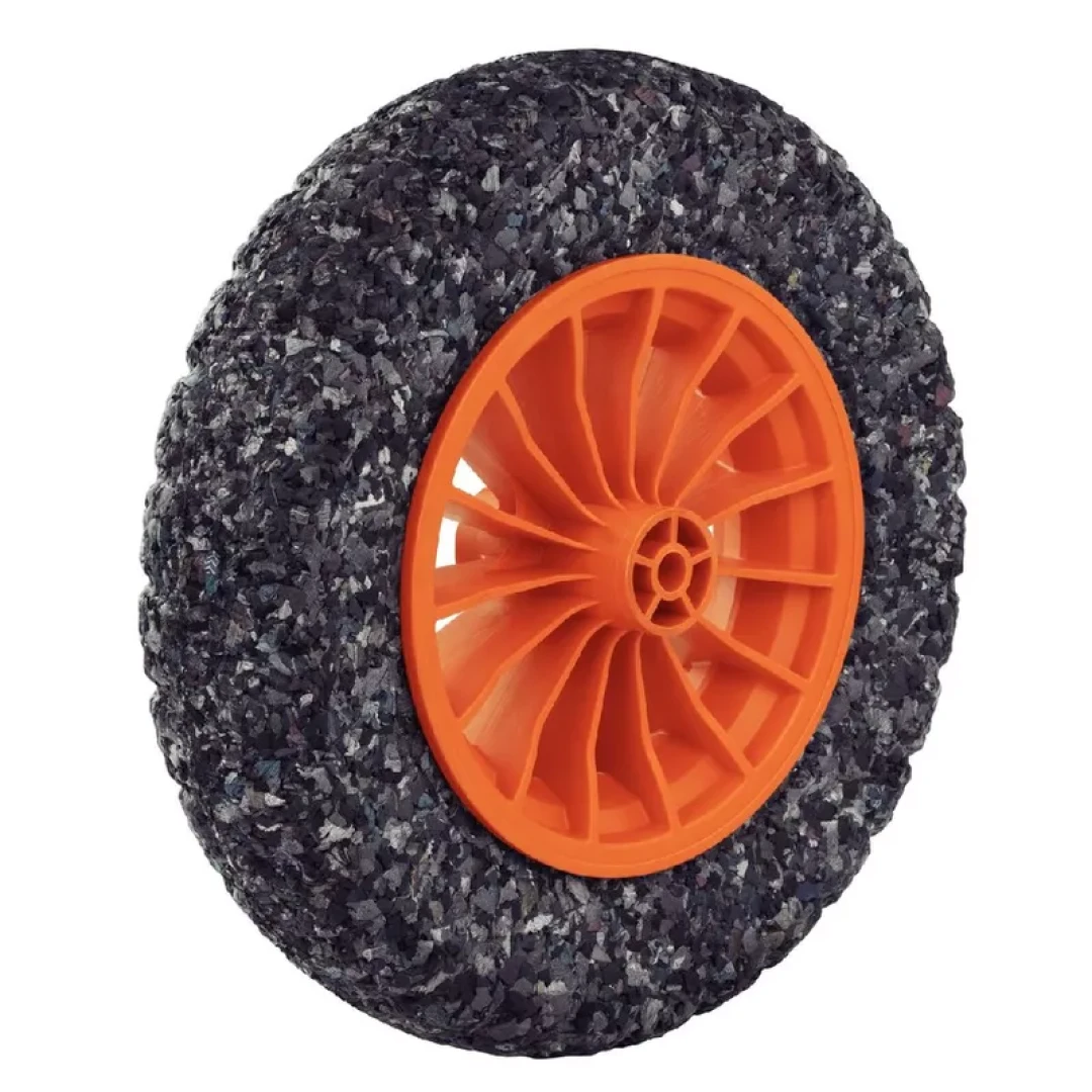 Roda Plastica Com Pneu Macico Para Carrinho de Mao Tramontina