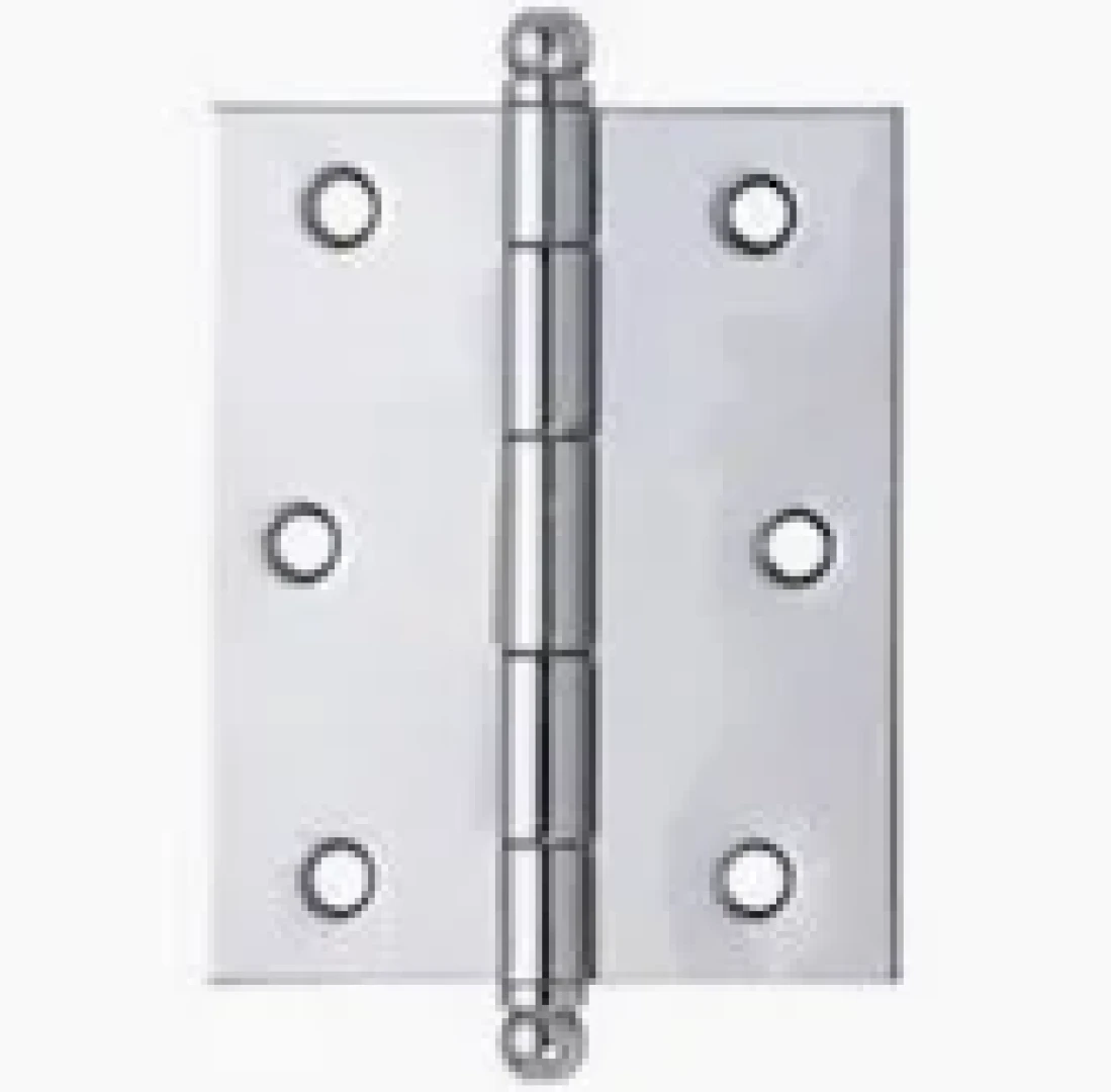 Dobradica Aco Cartela Cromado Mgm 3,5 x 2 1/4