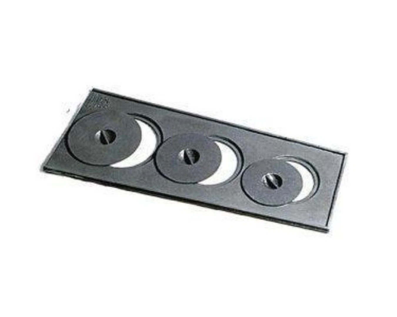 Chapa De Fogão 3 Bocas Com Redução