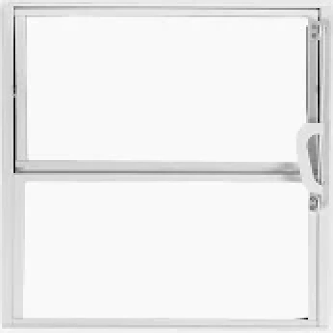 Basculante Soft Vidro Mini Boreal Branco 60X60Cm Mgm