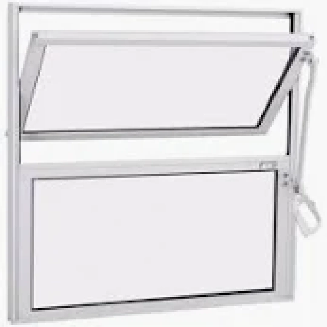 Basculante Soft Vidro Mini Boreal Branco 50X50Cm Mgm