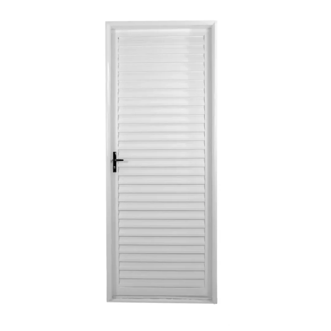 Porta De Aço Laminada Esquerda Branco Mgm