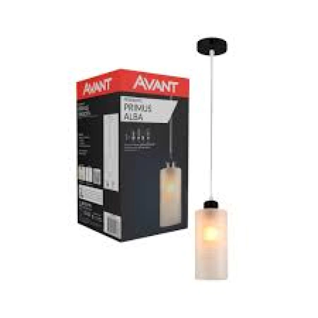 Pendente Primus Alba Vidro Fosco Avant