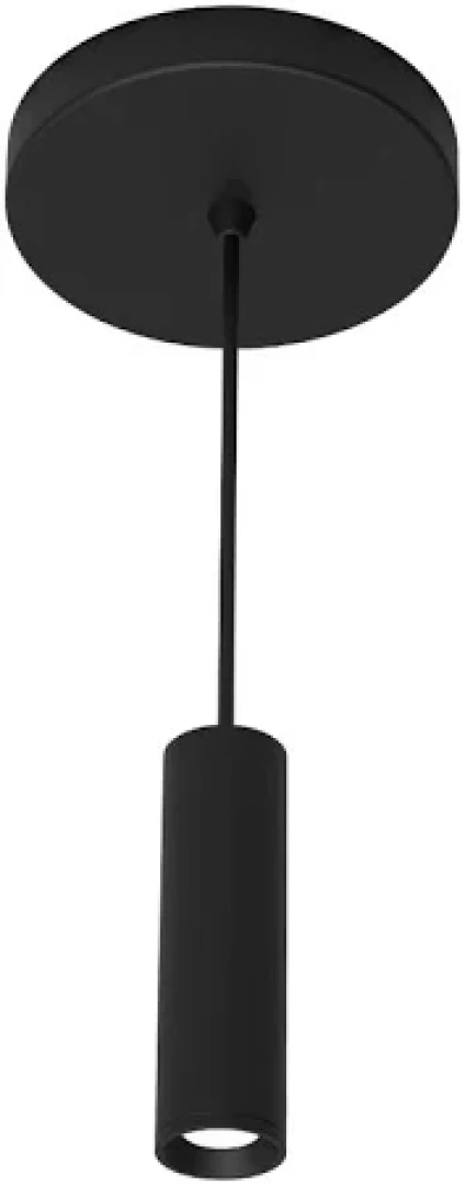 Pendente Spear Linear 150mm Preto Fosco Luz Amarela 3000k Avant 5w Bivolt