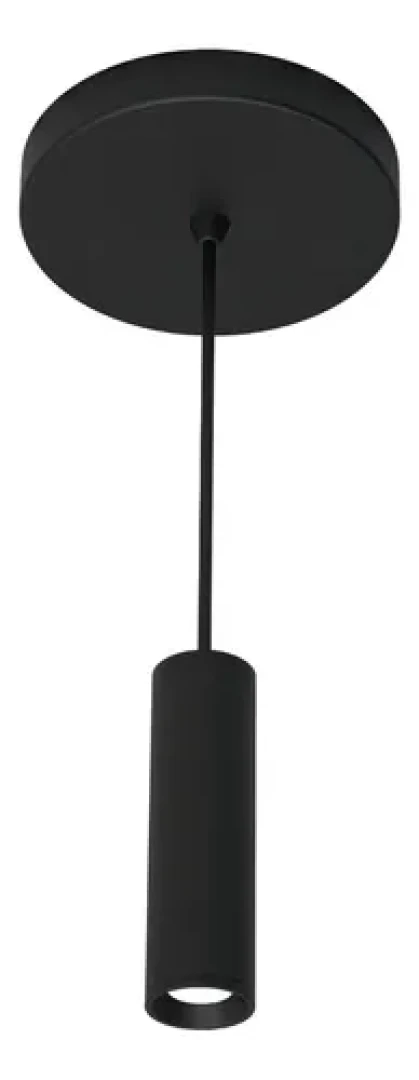 Pendente Led New Spear Preto Fosco Avant Am3000K