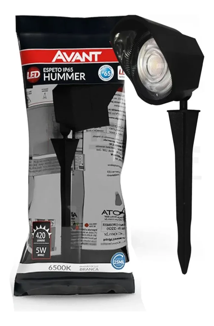 Espeto Led Hummer Ip65 Luz Branca 6500K 5W Bivolt 420 Avant