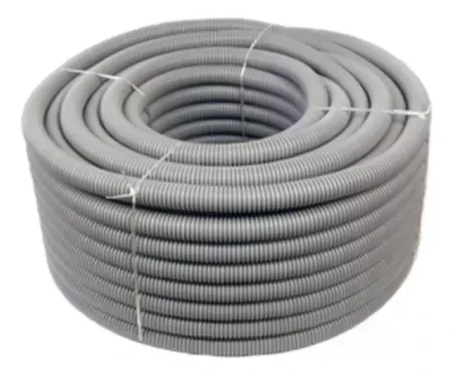 Mangueira Eletroduto Corrugado 5/8 Cinza Rolo 50M